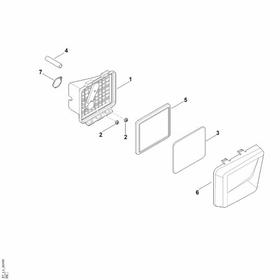 Picture of B - Filtro aria EVC 300.0 (EVC300-0001)